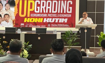 Bidik Posisi Dua Besar Porprov Paser, KONI Kutim Upgrading Keorganisasian, Prestasi dan Kehumasan