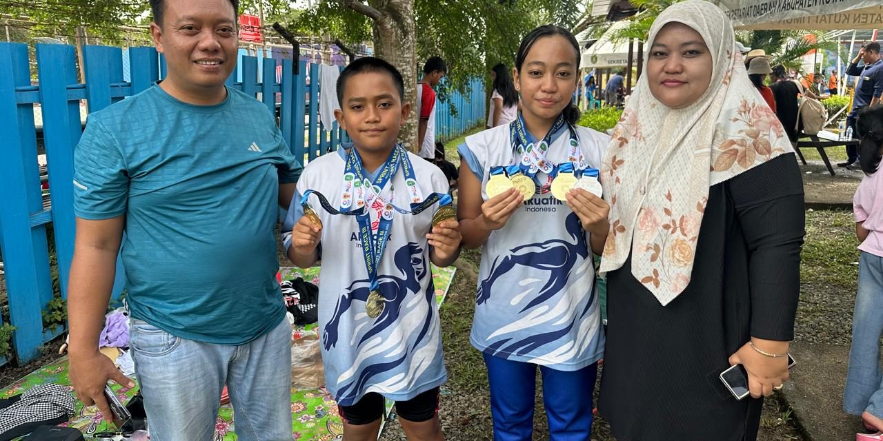 Dukungan Orang Tua Jadi Kunci, Atlet Muda Kutim Bersinar di Sprint Race III Swimming Antar Pelajar