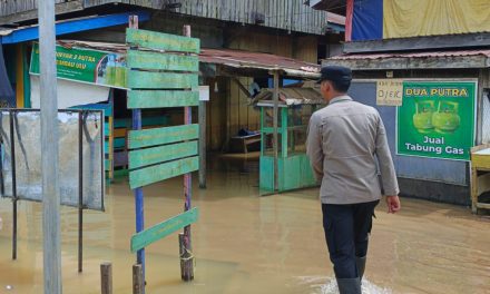 Sungai Merban Meluap, 10 Rumah di Desa Batu Timbau Ulu Mulai Terendam Banjir