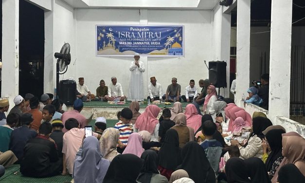 Peringatan Isra Mi’raj 1447 H di Masjid Jannatul Huda, Bupati Ardiansyah : Perjalanan Terjauh Adalah Melangkahkan Kaki ke Masjid