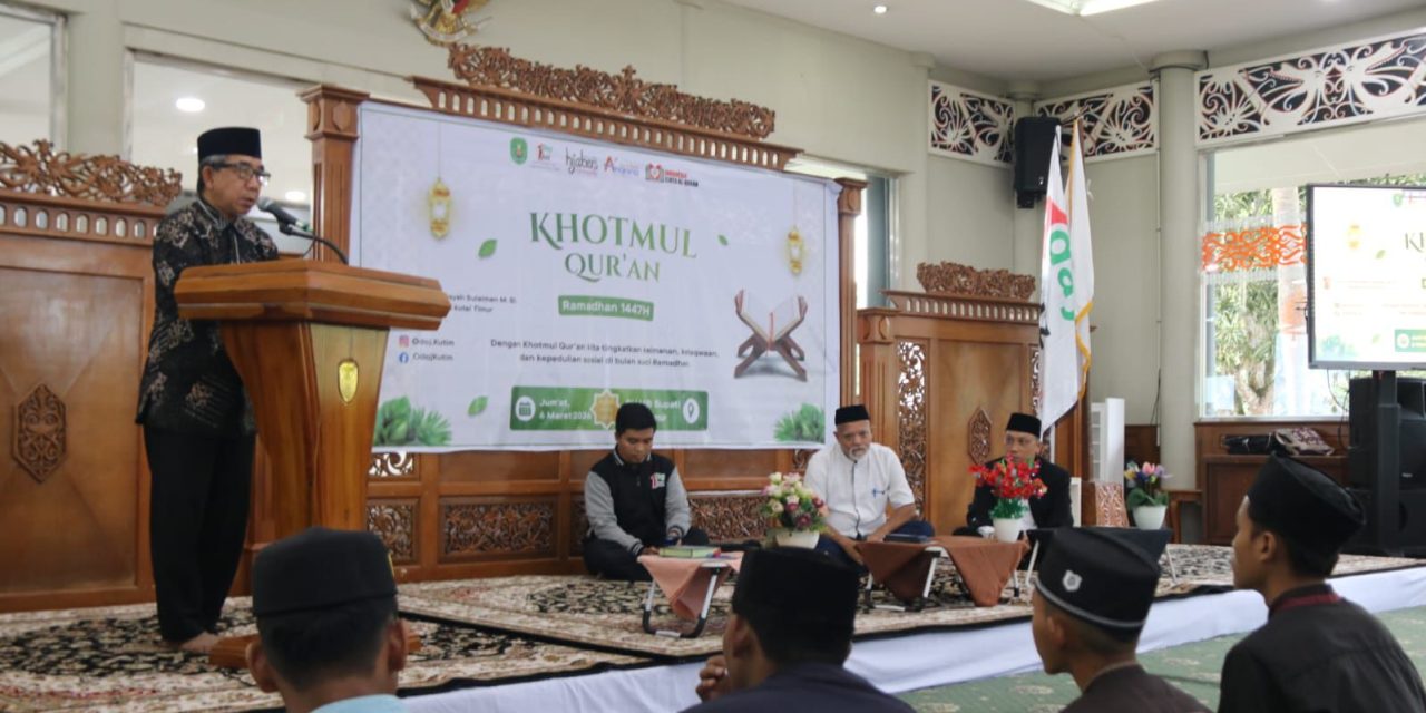 Bupati Ardiansyah: Khotmul Qur’an Momentum Memperkuat Iman dan Kepedulian Sosial di Bulan Ramadhan