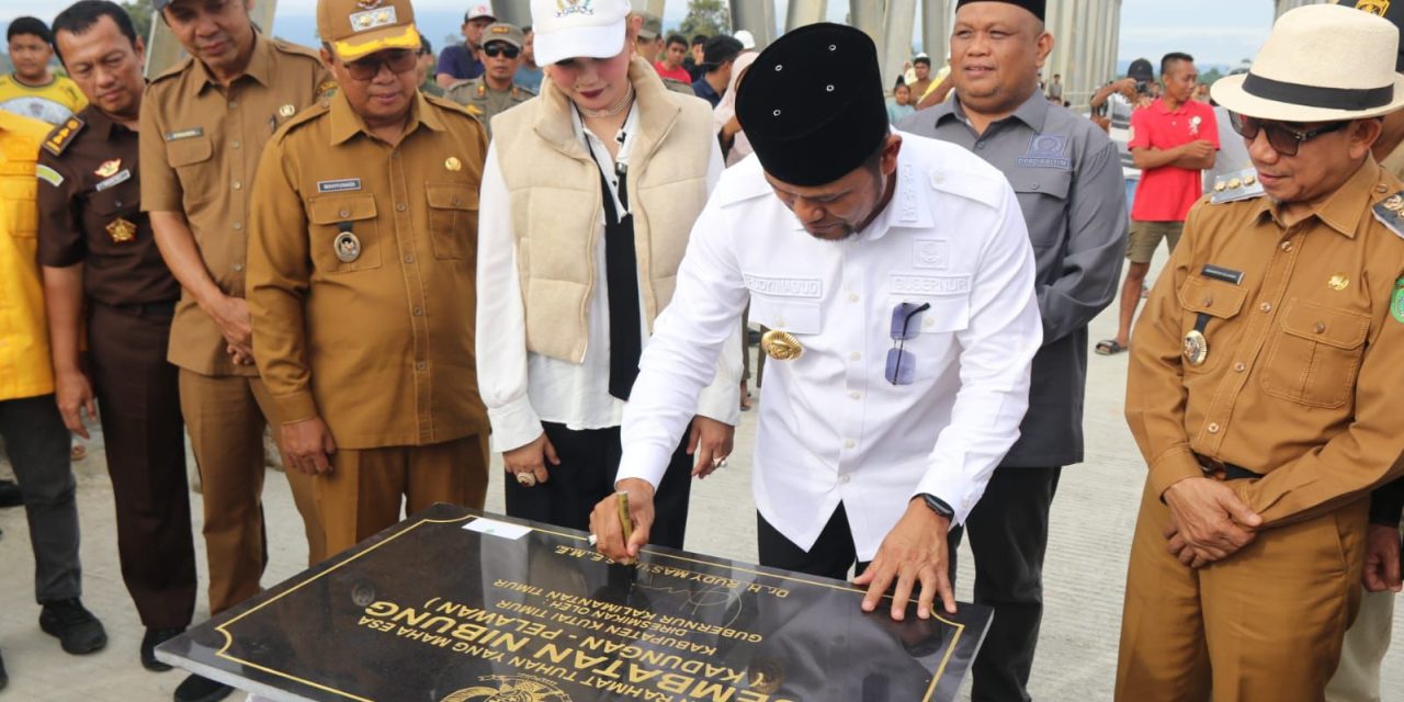 Jembatan Nibung Resmi Difungsikan, Akses Kaubun–Sangkulirang Kini Terbuka Lebar