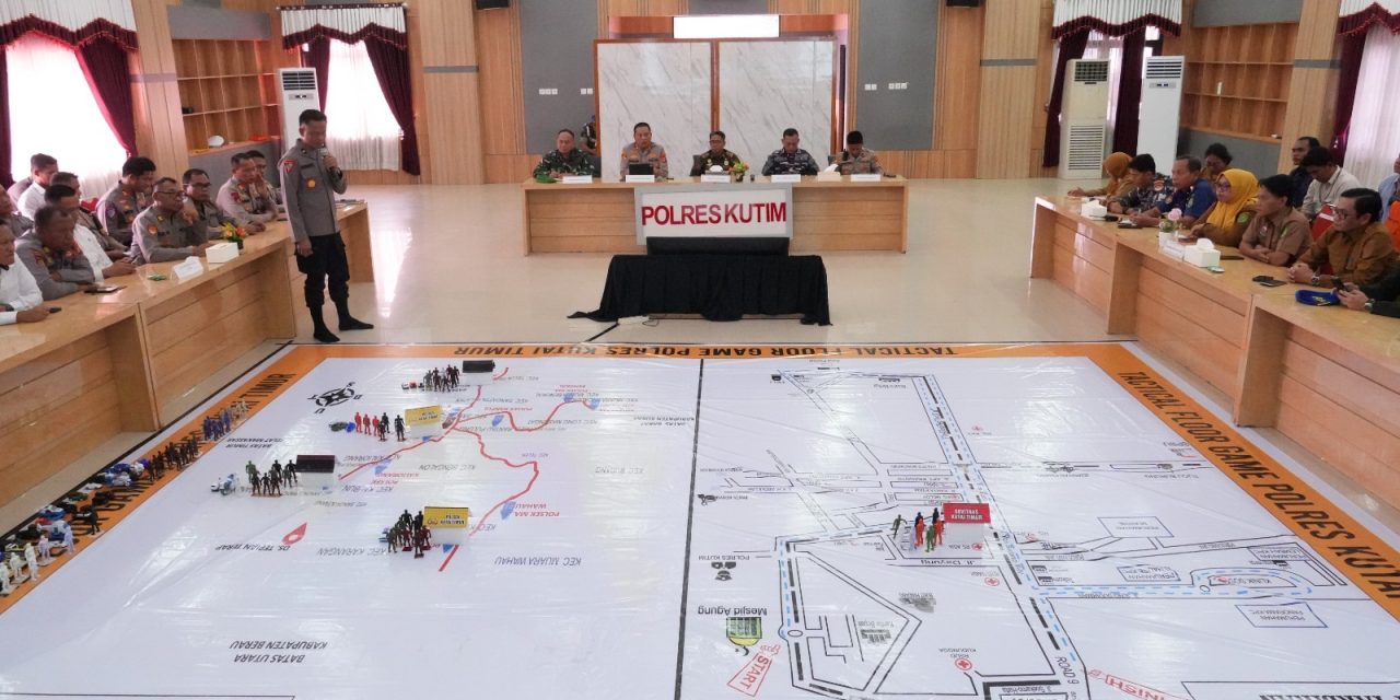 Polres Kutim Gelar TFG Operasi Ketupat Mahakam 2026, Matangkan Pengamanan Idul Fitri
