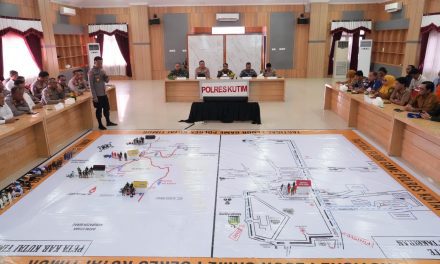Polres Kutim Gelar TFG Operasi Ketupat Mahakam 2026, Matangkan Pengamanan Idul Fitri
