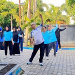 DWP Kutim Gelar Senam Pagi di Diskominfo Staper, Bangun Energi Positif Aparatur