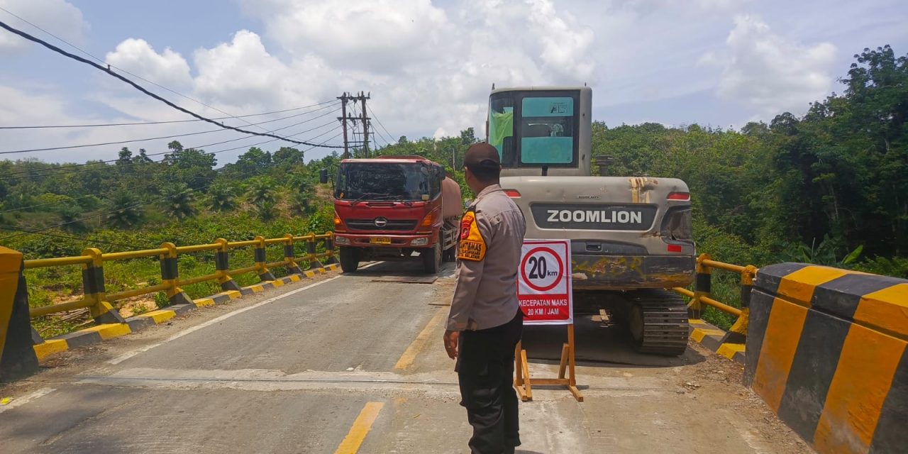 Perbaikan Jembatan TNK Capai 60 Persen, Polisi Pastikan Lalu Lintas Terkendali