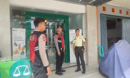 Dari Pasar hingga Perbankan, Patroli Polres Kutim Jaga Stabilitas Keamanan