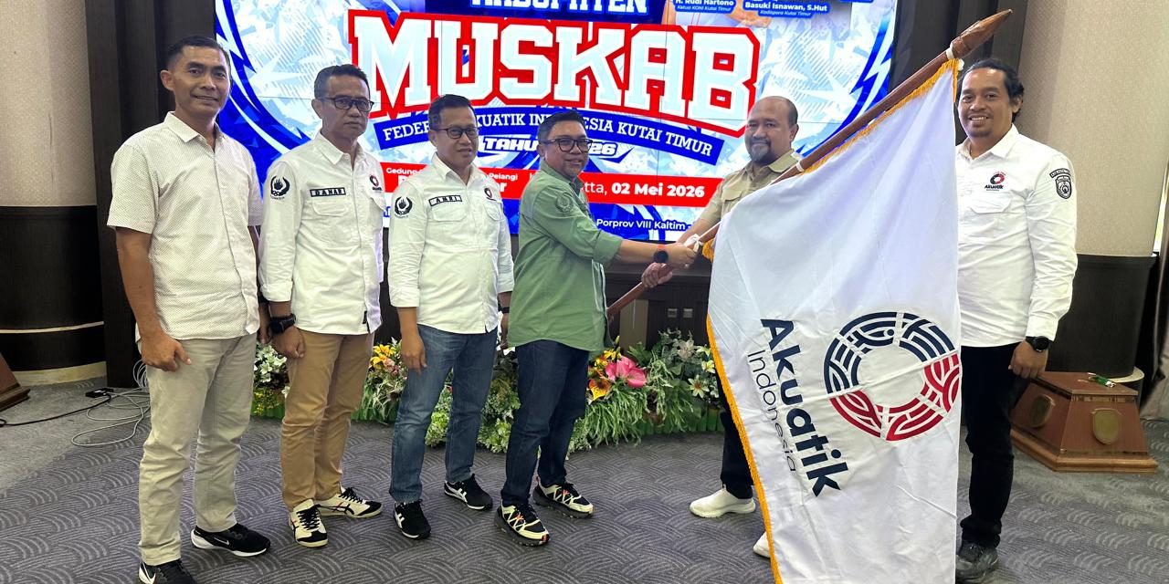 Reza Fahlevi Terpilih Kembali, Akuatik Kutim Bidik Prestasi Lebih Tinggi