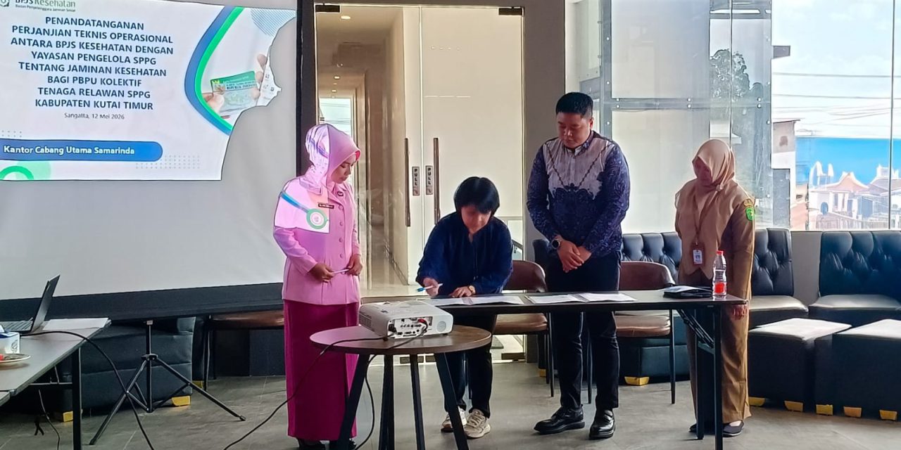 Dukung Program Gizi Nasional, BPJS Kutim Lindungi 640 Relawan SPPG