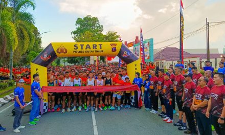 Bhayangkara Run 2026 Semarak, 850 Pelari Ramaikan Sangatta dan Jadi Ajang Unjuk Prestasi