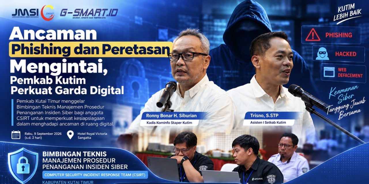 Ancaman Phishing dan Peretasan Mengintai, Pemkab Kutim Perkuat Garda Digital
