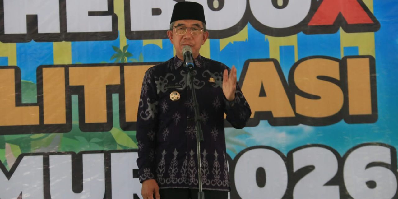 Gebyar Literasi 2026 Dibuka, Bupati Kutim Dorong Membaca Jadi Budaya