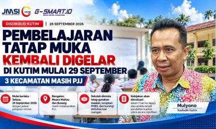 Pembelajaran Tatap Muka Kembali Digelar di Kutim Mulai 29 September, Tiga Kecamatan Masih PJJ