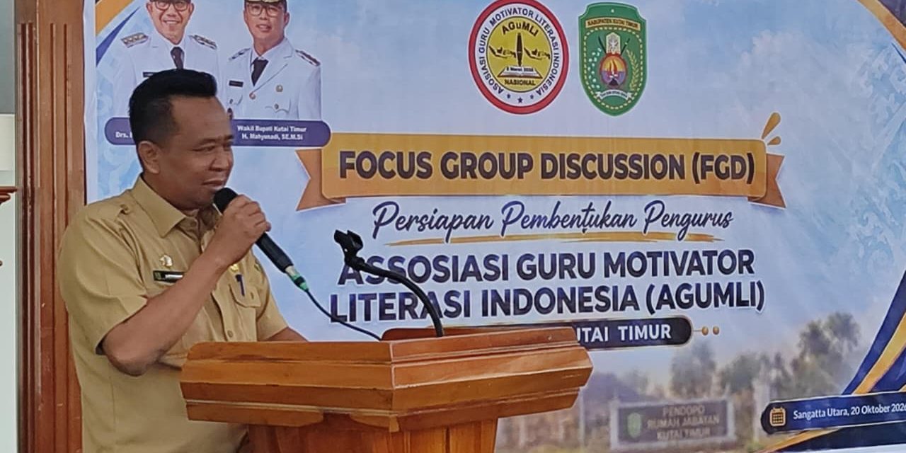 Mulyono Buka FGD AGuMLI Kutim, Soroti Capaian Literasi dan Pentingnya Program Nyata