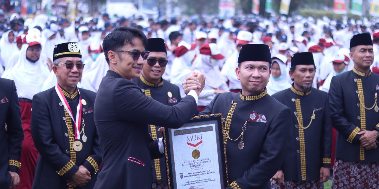 Deklarasi Anti Narkoba Kutim Libatkan 61 Ribu Peserta, Rekor MURI Tercatat